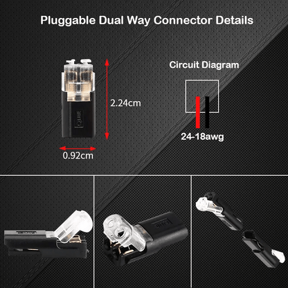 (🔥Last Day Promotion  - 49% off)2024Double-wire Plug-in Connector With Locking Buckle(The more you buy, the more discounts you get)