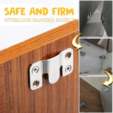 (🔥Last Day Promotion  - 50% off)Stainless Steel Interlock Hanging Buckle